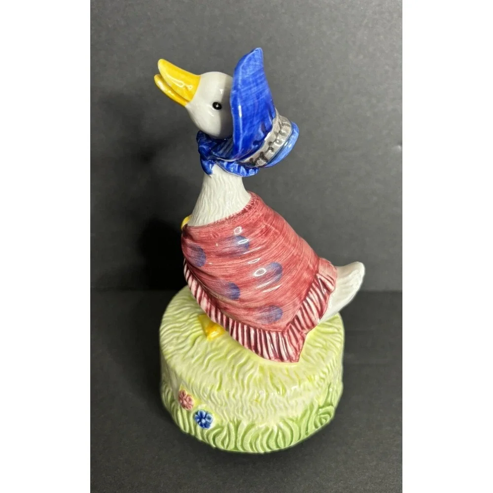 Schmid Beatrix Potter Jemima Puddle Duck Figurine Musical *READ